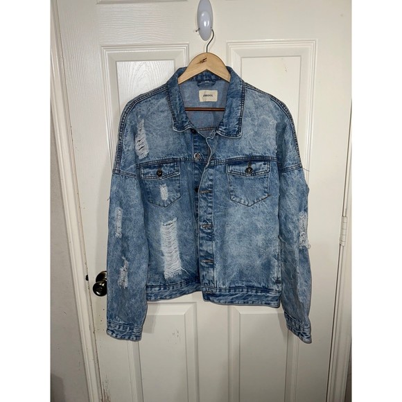 Urkool Denim Jean Jacket - Picture 1 of 6